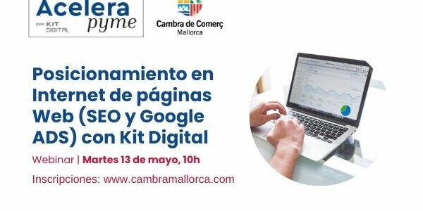 Posicionamiento en Internet de páginas Web (SEO y Google ADS) con Kit Digital